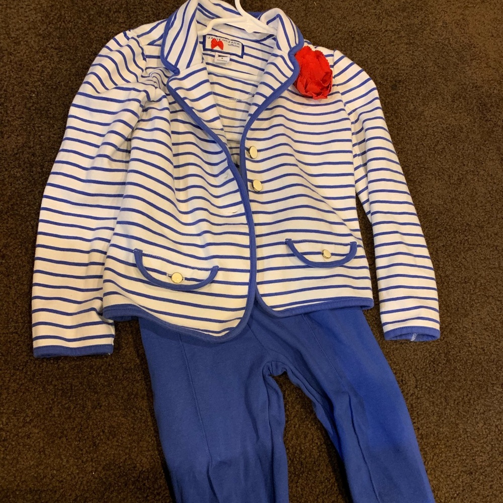 Blazer and ponte pants suit